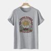 Summer Women Oversized Hippie Boho T Shirt Here Comes The Sun Graphic Tees Cotton Retro Tops Vintage Aesthetic Clothes Grunge