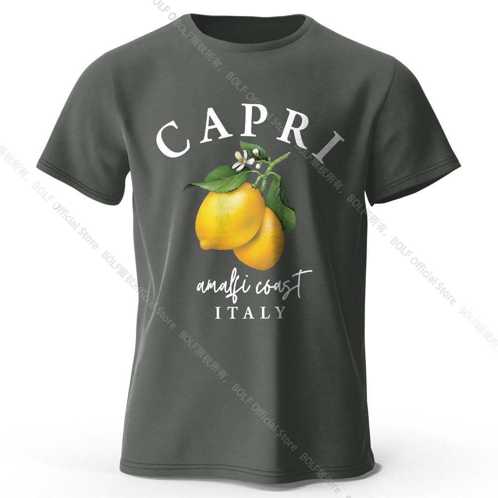 Modern Lemon Graphic Tee 100% Cotton - Clean Contemporary Design Breathable Everyday Essential