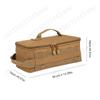 Camping Gas Tank Storage Bag Large Capacity Camping Storage Bag Travel Tableware Handbag Multifunctional Gas Canister Picnic Bag
