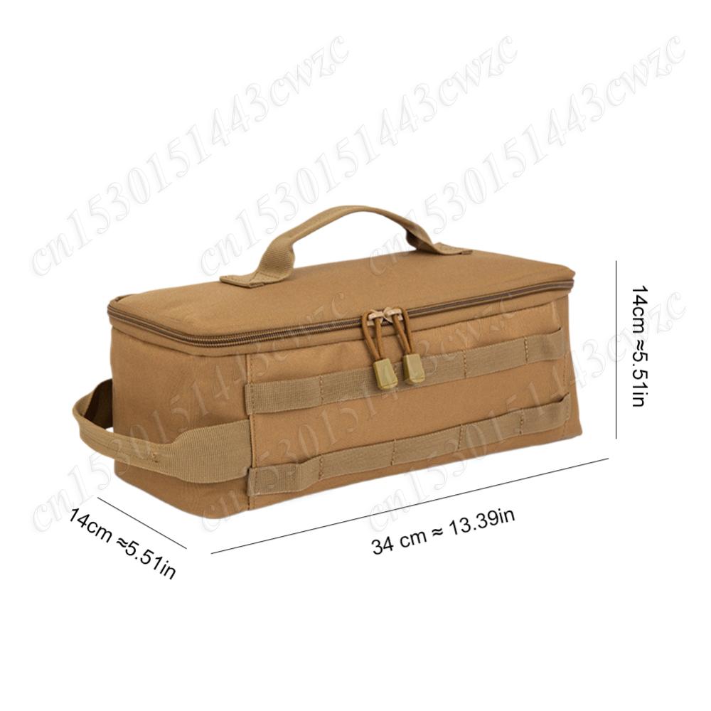 Camping Gas Tank Storage Bag Large Capacity Camping Storage Bag Travel Tableware Handbag Multifunctional Gas Canister Picnic Bag
