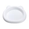 Plastic Cat Food Plates Food Grade Pet Snack Dish Lightweight Kitten Bowl  Daily Use