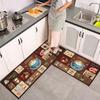 VIKAMA1PC Luxury-style High-end Long-shaped Floor Mat for Kitchen Anti-slip and Stain-resistant Floor Covering for Home Decor