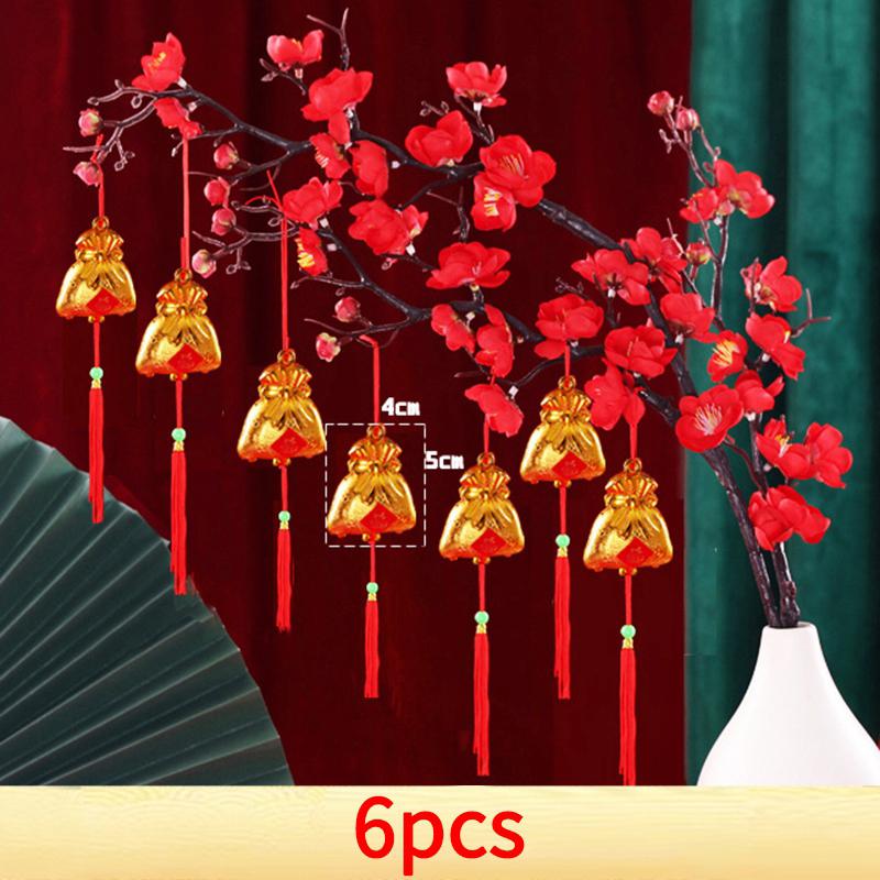 2025 Spring Festival Lantern Pendant Chinese New Year Ornaments Party Hanging Decor Bonsai Pendants Lunar New Year Decoration