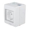 WiFi Smart Socket PC ABS IP55 Waterproof APP Remote Control Power Outlet for Bathroom Outdoor