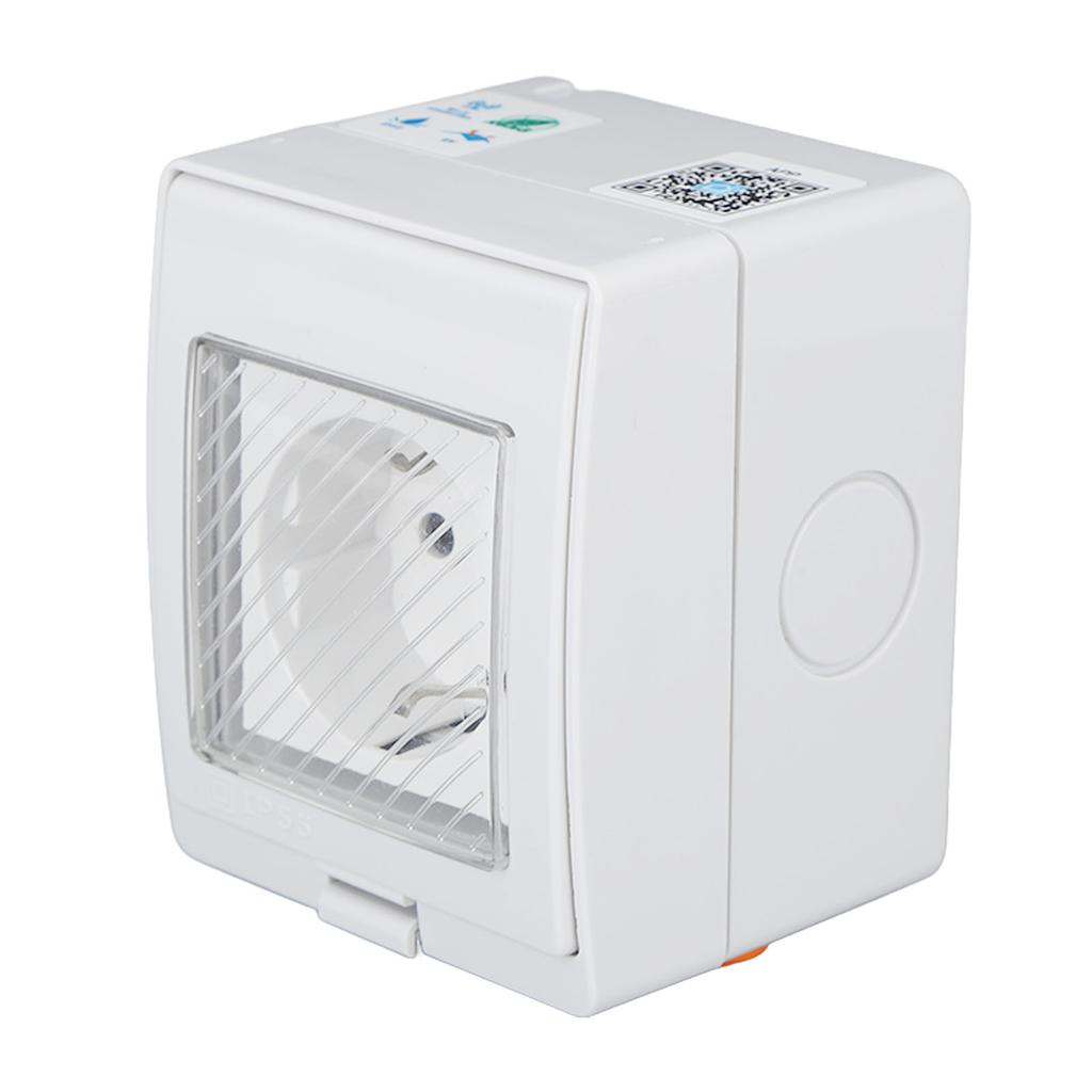 WiFi Smart Socket PC ABS IP55 Waterproof APP Remote Control Power Outlet for Bathroom Outdoor