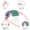 Polarized Sports Lens Interchangeable Glasses Eye Fashion UV400 UV Sports Cycling Rock Outdoor Sports Pink Frame Full [ToopMount] Sunglasses, 3-Color