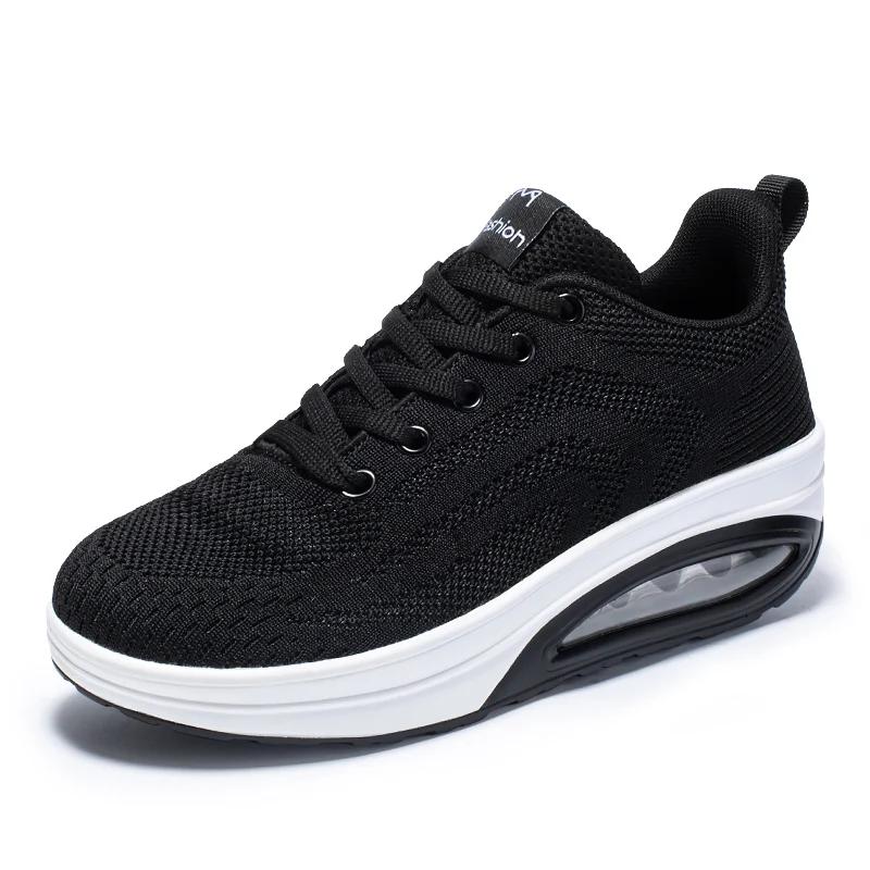 

Кроссовки BKQU женские белые туфли для женщин Air Sports Casual Platform Mens Sport Shoes Tenis Masculino 35