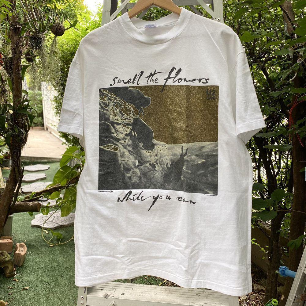 

90039s U2 Band Smell The Homers White Unisex Tshirt Reprint S5XL KH9693 Unisex T-Shirt S