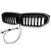 Gloss Black Front Kidney Grille Mesh Fit BMW 3 Series G20 G28 2023-2024