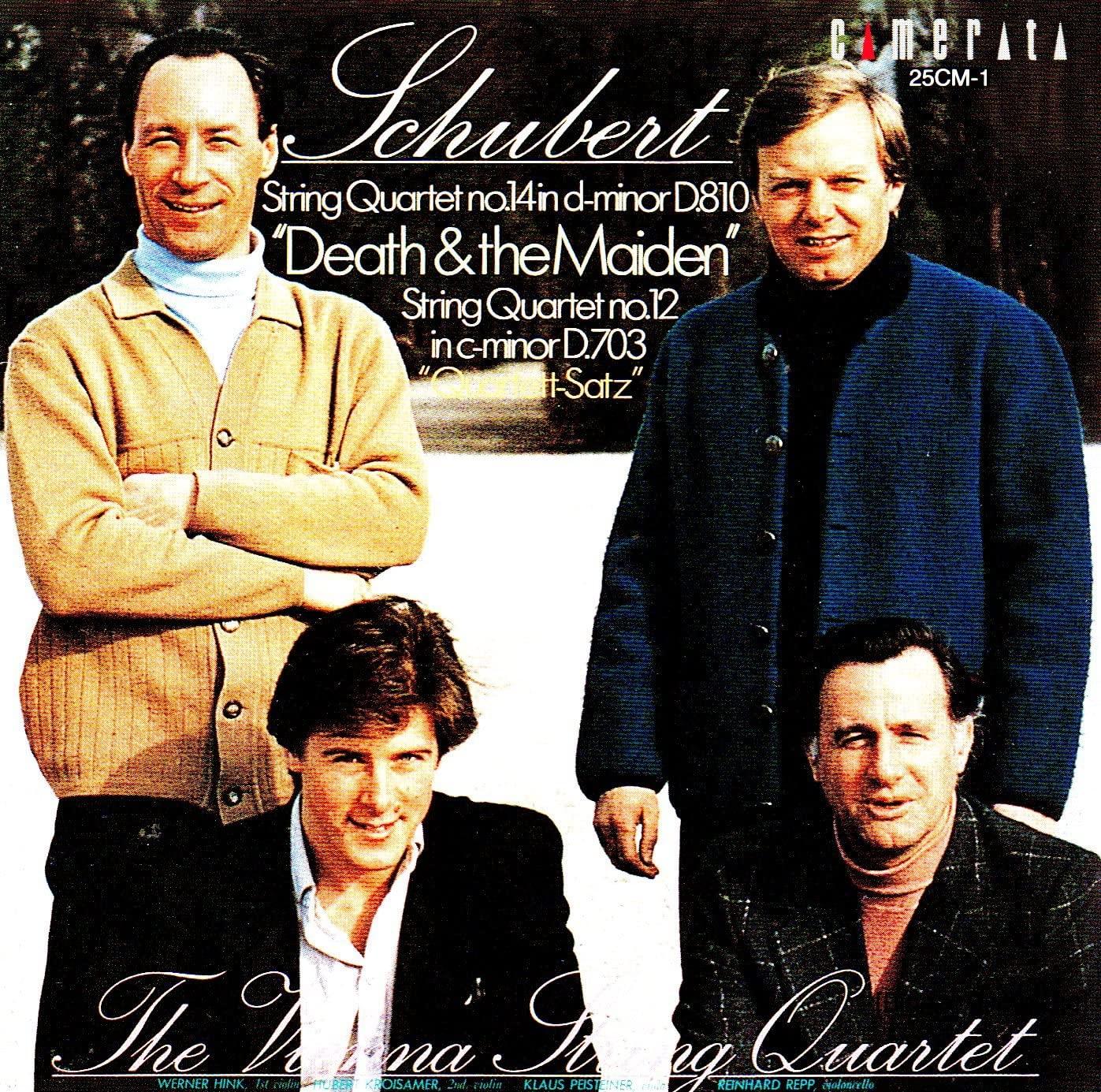 

CD VIENNA STRING QUARTET; SCHUBERT - Death and the Maiden camerata tokyo Japan Classical Used