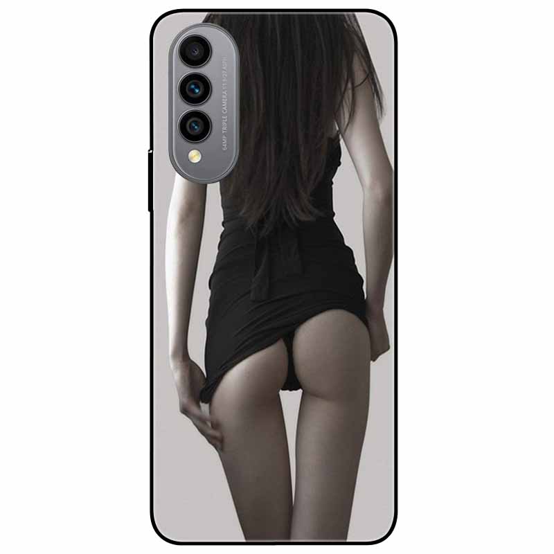 Pentru Wiko T50 Carcasă T 50 4G Huse TPU Silicon Negru Carcasă Lună Înstelată pentru Wiko T50 Carcasă WikoT50 Rezistentă la Șocuri Moale Desene Animate 6.6''