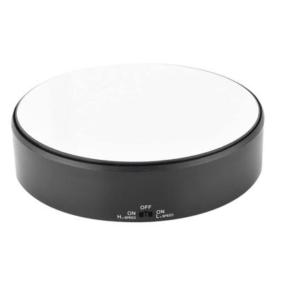Mirror Surface 360 Degrees  Rotary Display Stand Adjustable Rotating Speed Turntable Jewelry Holder