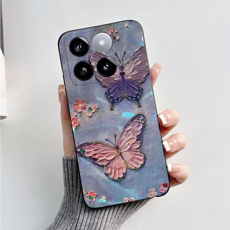 For Xiaomi 14T Pro Case Cute Astronaut Butterfly Cover Silicone Soft Phone Case For Xiaomi Mi 14T Pro Mi14T Fundas 6.67'' Bumper