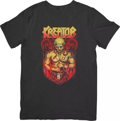 Kreator Music Unisex Fit for Men & Women Quality Cotton T-Shirt Black