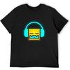 Dj Geometry Dash Men's T-Shirt Black Unisex Mens Tees