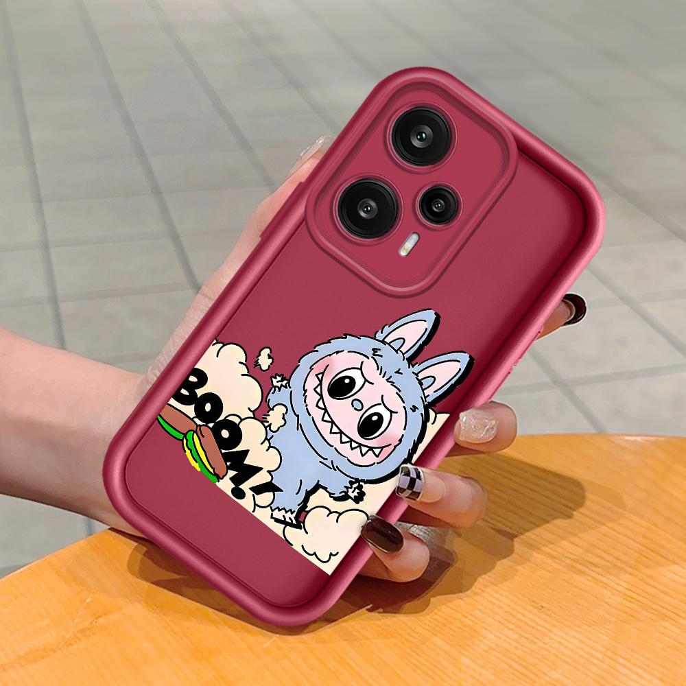 

Мягкий силиконовый квадратный чехол с рисунком лестницы для телефона, полное покрытие, противоударный защитный резиновый чехол для камеры для Xiaomi Redmi Xiaomi 13T темно-красного