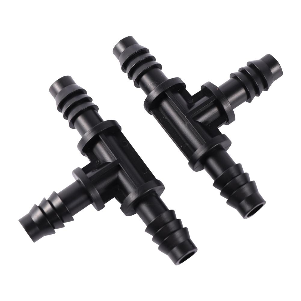5Pcs 3/8" 1/4" Hose Barb Connector Irrigation Fitting Drip Irrigation Barb Coupling 8/11mm 4/7mm Tubing Joint Water Tank Adapter