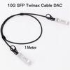 10G SFP+ Twinax Cable, Direct Attach Copper(DAC) 10GBASE SFP Passive Cable for SFP-H10GB-CU1M,Ubiquiti,D-Link(1M)
