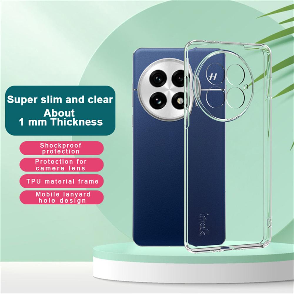

IMAK UX-5 Series Phone Cover for OnePlus 13 Case Shockproof TPU Clear Slim Phone Back Cover Style A
