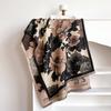 Women Winter Thick Warm Faux Cashmere Scarf Fashionable Luxurious Blanket Scarf Patterned with Design