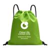 Custom Logo Waterproof Sports Drawstring Bag - Oxford Cloth for Basketball, Football, Marathon Events