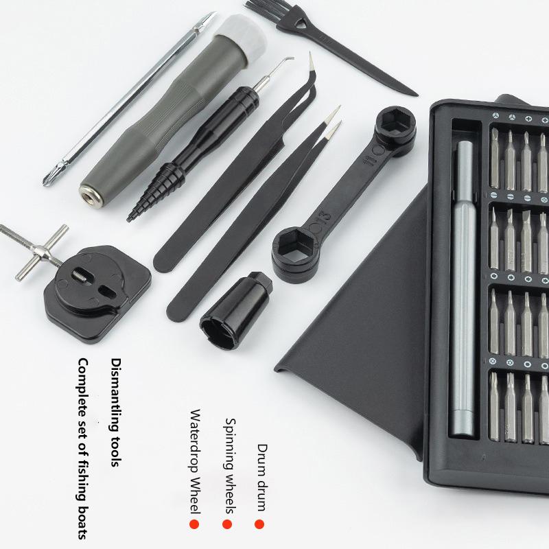 Disassembly Fishing Reel Unload Maintenance Tool Kit Fishing Tackle Diy Repair Spinning Baitcasting Reel Parts