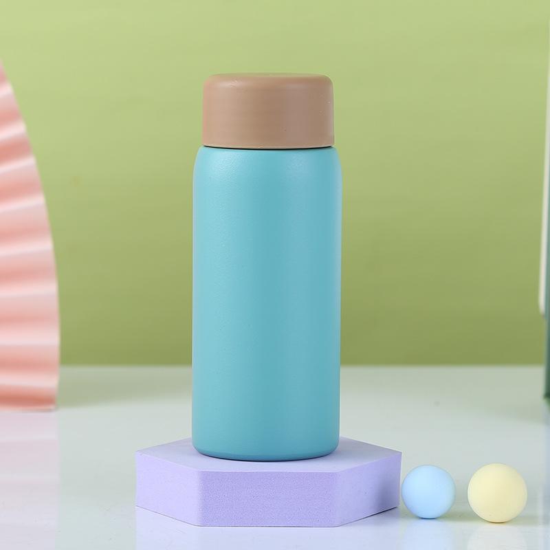 150ml Stylish Portable Stainless Steel Mini Thermos Cup for Women Creative Cute Travel Water Bottle Fashion Pocket Insulated Mug