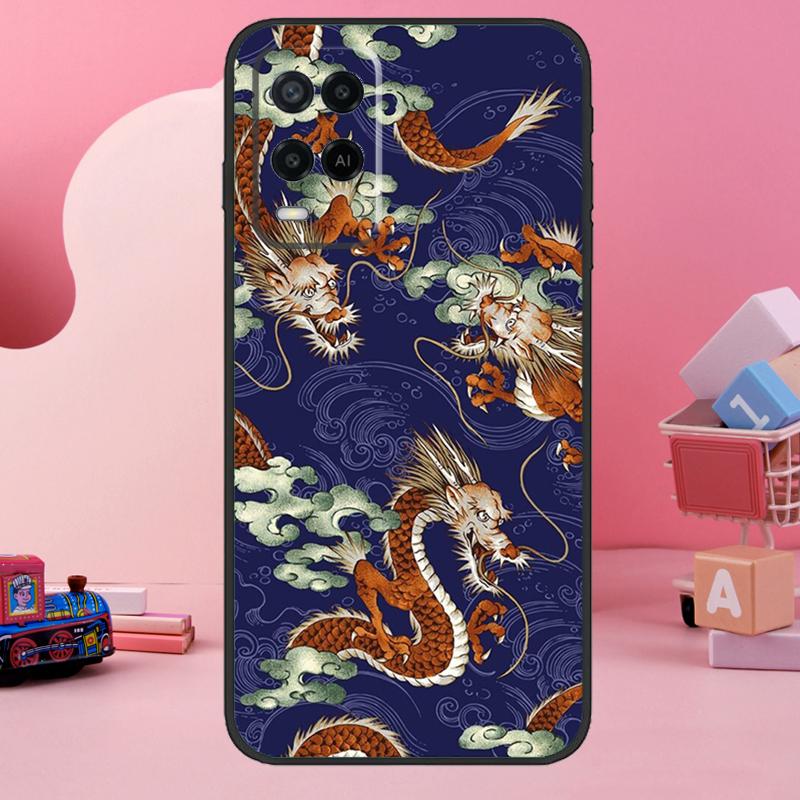 DRAGON TATTOO JAPONAIS Coque Pour Oppo A98 A78 A18 A38 A58 A60 A80 A40 A77 A57 A17 A74 A54 A94 A96 A76 A16 A15 A5 Pro