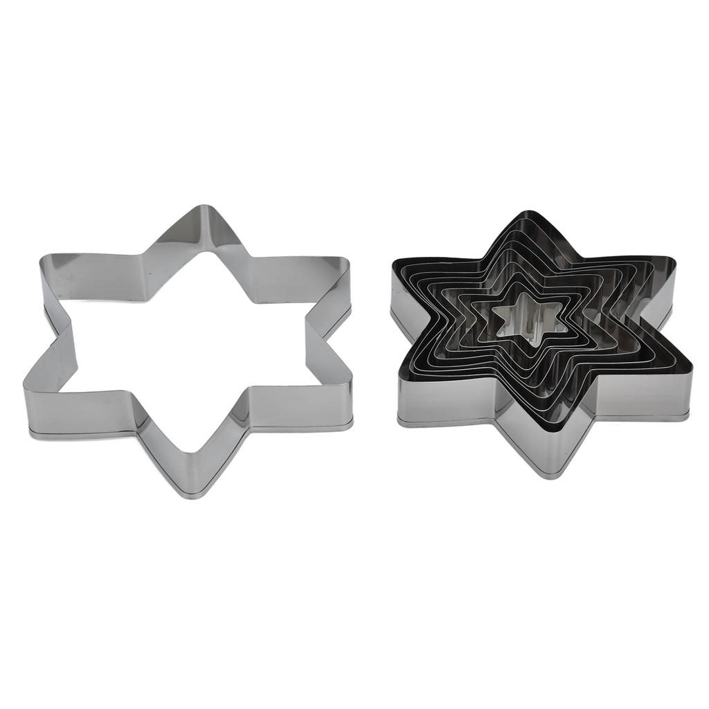 10Pcs Stainless Steel Biscuits Mould Challenges Various Sizes Exquisite Workmanship High Hardness Cookies Mold for Games