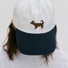 DEPOUND puppy embroidery cap - navy