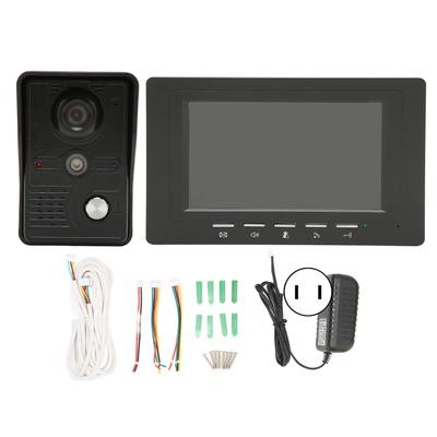 Video Door Phone Doorbell 7 Inch HD Night Vision Video Doorbell with IR Cut CMOS 700TV Line