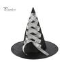 Classic Wizard Character Headwear Halloween Witch Hat, Reusable Oxford Cloth Pointed Stage Performance Costume Hat for Costume, Carnival, Masquerade,