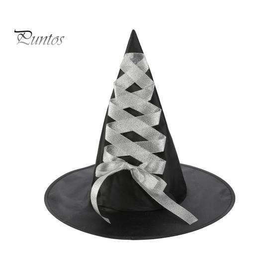 Classic Wizard Character Headwear Halloween Witch Hat, Reusable Oxford Cloth Pointed Stage Performance Costume Hat for Costume, Carnival, Masquerade,