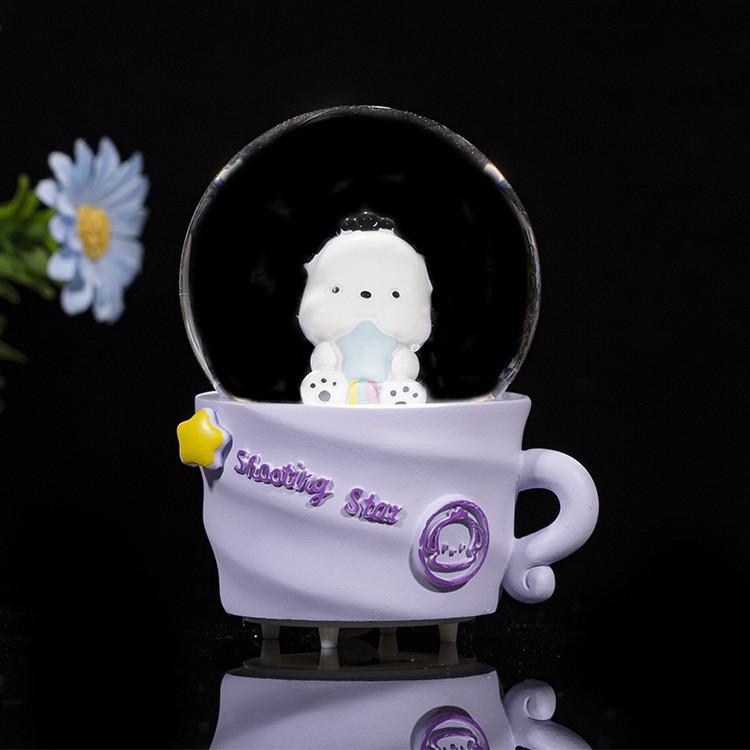 Harts Snäckskal Lysande Kristallkula Mini Prydnad För Barnrum I Modern Minimalistisk Stil