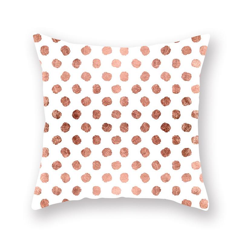Nordic Pink Geometric Printing Pattern Cushion Cover Home Living Room Sofa Decorative Pillow Pillow Cover