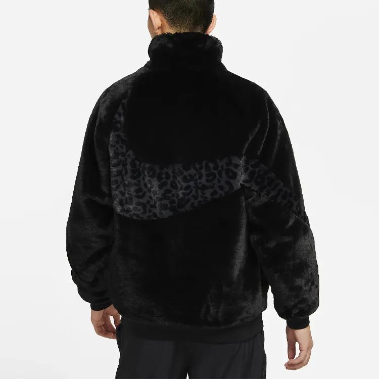 Nike Jackets Men's Black Stand Collar Thickened Other (Unisex) Jackets DH6685 010