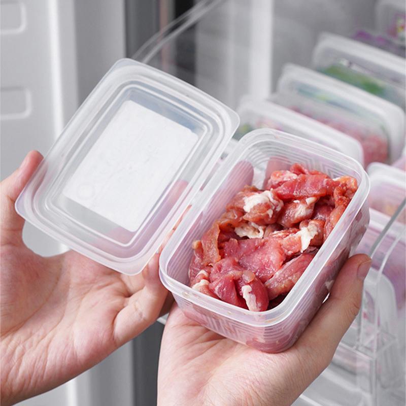 Fresh-Keeping Food Storage Box For Meal Prep And Ingredient Organization In Fridge Or Freezer