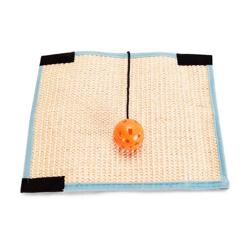 

Sisal Cat Scratch Cushion Sofa Protector Furniture Mat Scratch Prevention Durable Sisal Table Leg Cover for Cats хаки