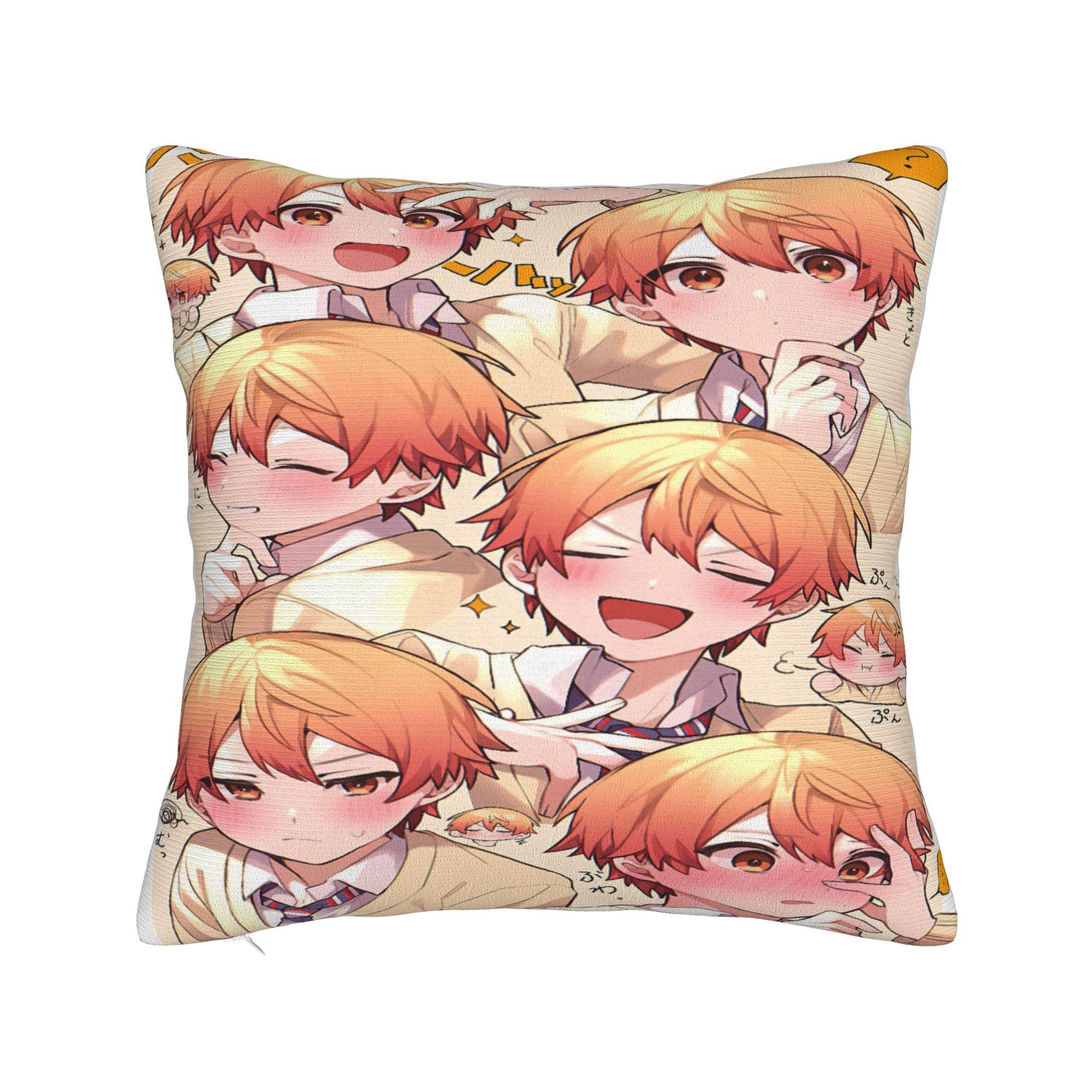 rui kamishiro tenma tsukasa Печать Наволочка Чехол на подушку Wonderlands x Showtime Наволочки Квадратные Разные размеры 30cmx30cm