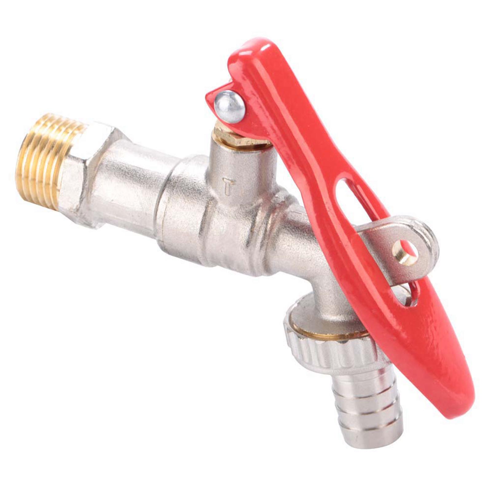 

Brass 1/2 Thread Water Tap Lockable Faucet Home Outdoor Garden Tool Lockable Water Tap 1/2