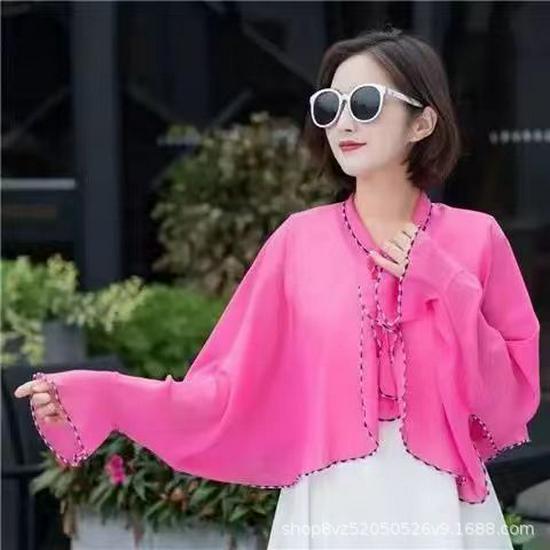 Women's Stylish Chiffon Lace Sun Protection Shawl: Versatile Summer Cape for Driving and Riding