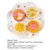 1 Set Moon Cake Maker Clear Texture DIY Lightweight Durable 3D Tiger Rabbit Press Mold for Home