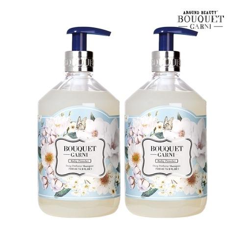 BOUQUET GARNI Deep Perfume Shampoo Baby Powder Scent 500ml x2_631507