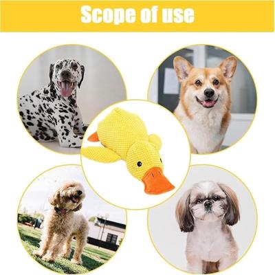 Duck Dog Toy Interactive Squeaky Soft Pet Accessory Dog Teething Toys For Travel Beach Pool Park Yard Bedroom Garden Indoor