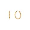 Gold Hoop Earrings 15mm 333
