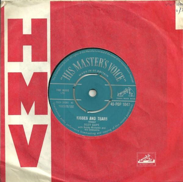 7inch Record SUZY COPE, BOBBY RICHARDS & HIS ORC - Not Never Not Now 45POP1047 HIS MASTER'S VO 1962 UK Pop Used