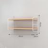 Modern Wall Bookshelf: Simple Multi-Layer Nordic Storage Rack