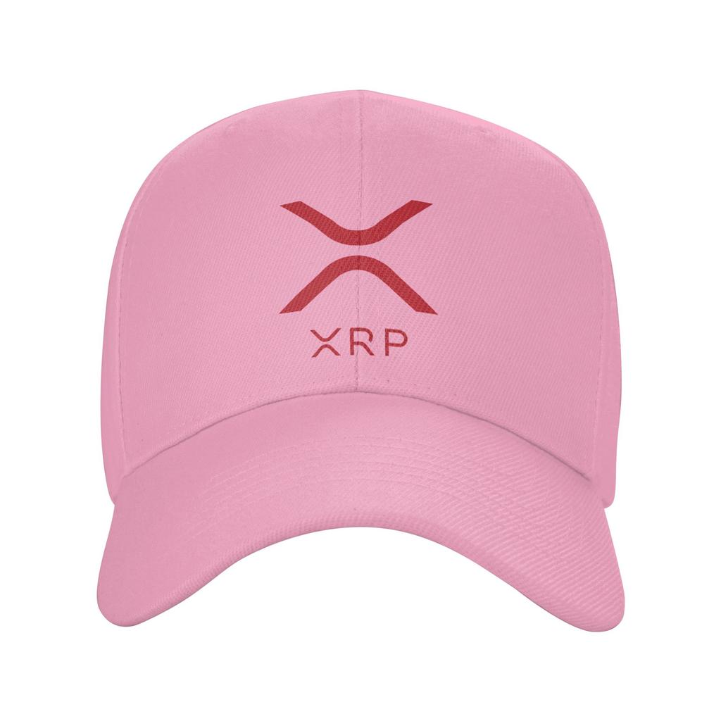 Summer Casual Baseball Cap RED XRP RIPPLE NEW LOGO Hunting Camping Trucker Hat For Unisex Adult Dropshipping Fashion Baseball Caps