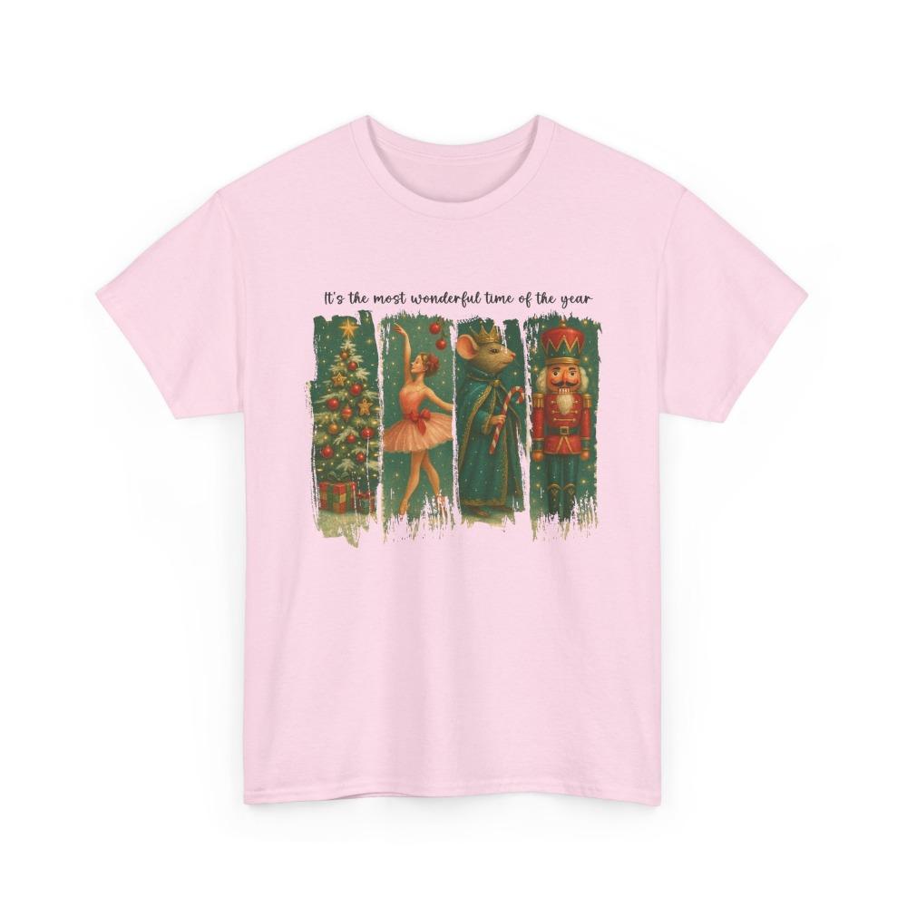 The Nutcracker Ballet Holiday TShirt Women Retro Christmas Apparel Nutcracker Christmas Vintage Design Printed Tshirt Girl Tops S