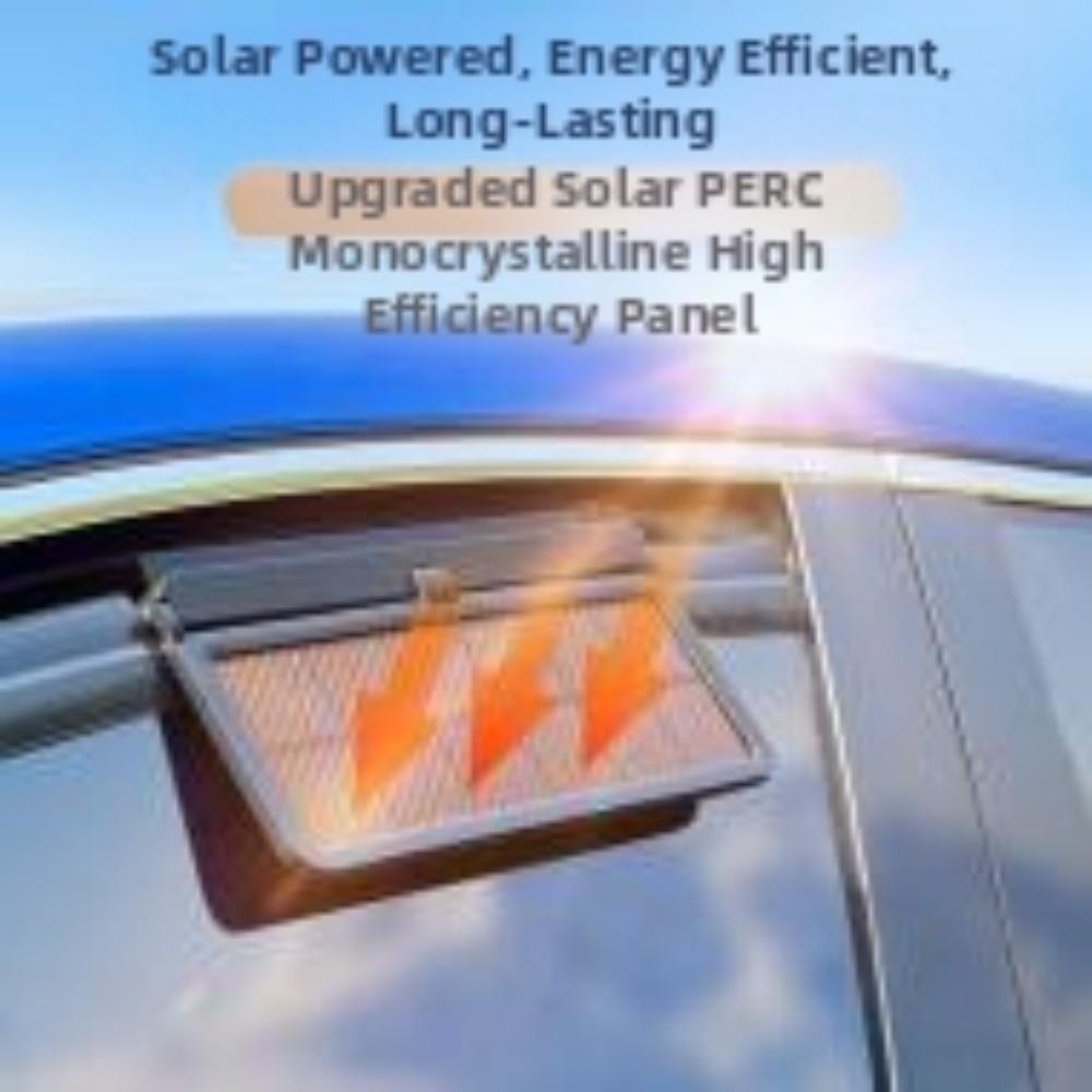 Solar Powered Auto Window Cooler Promoting Air Circulation Car Ventilator  Auto Window Application